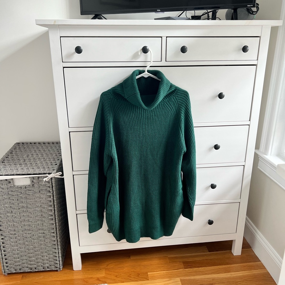Cowl Neck Sweater Dress